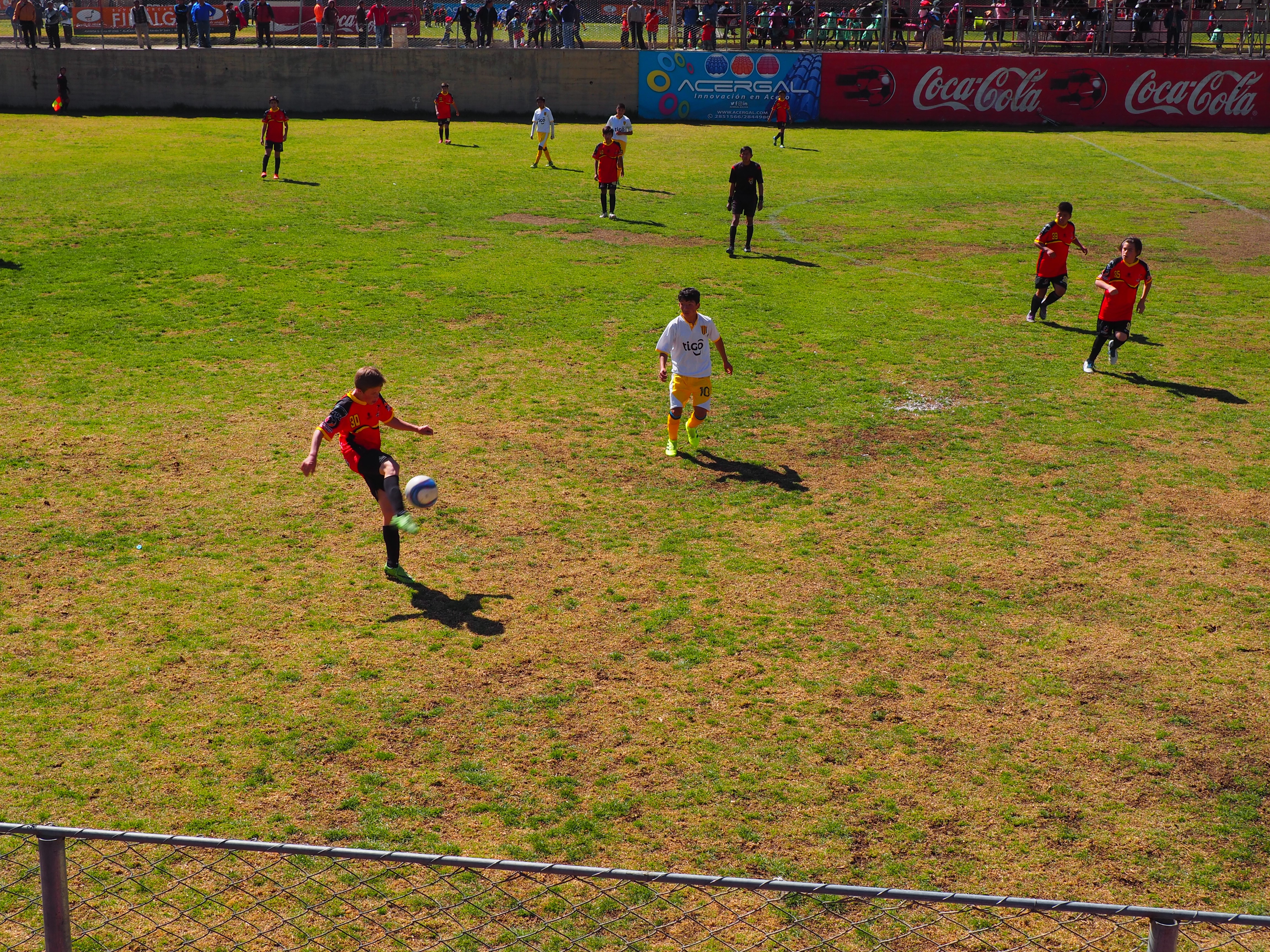 soccer match in the Zona Sur