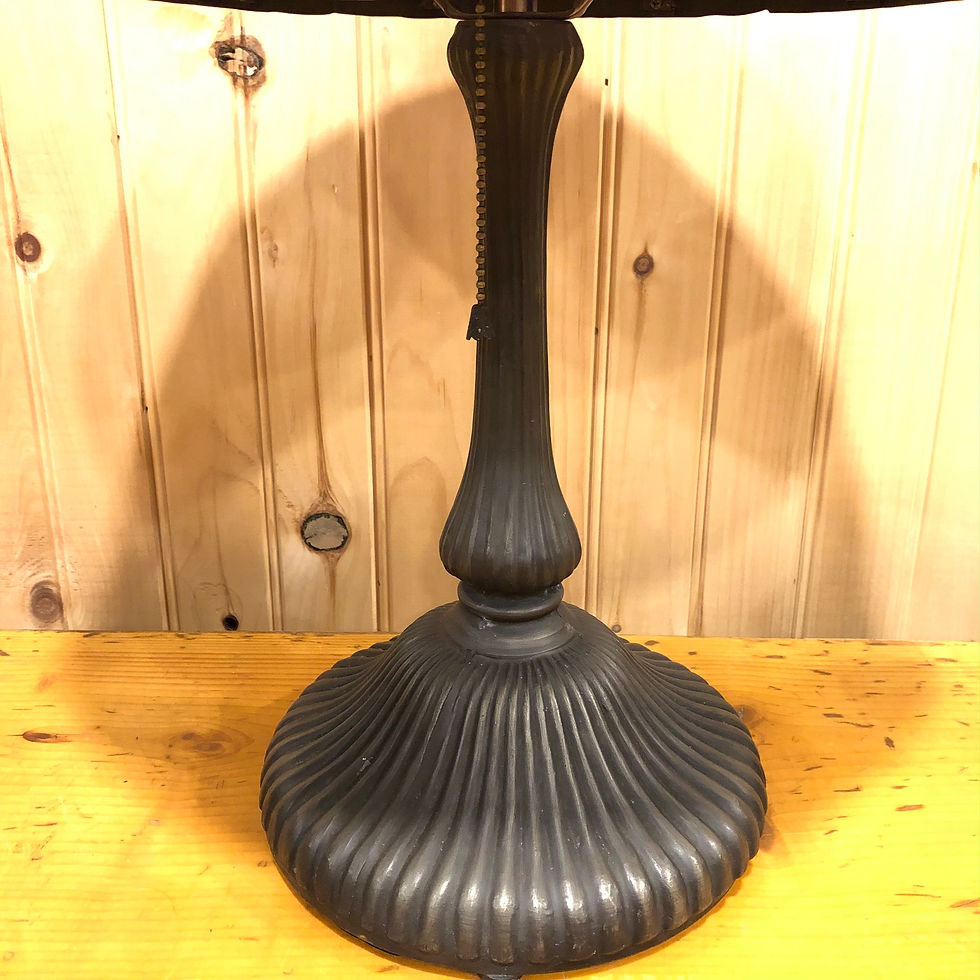 Thumbnail: Pink & Blue Glass Table Lamp