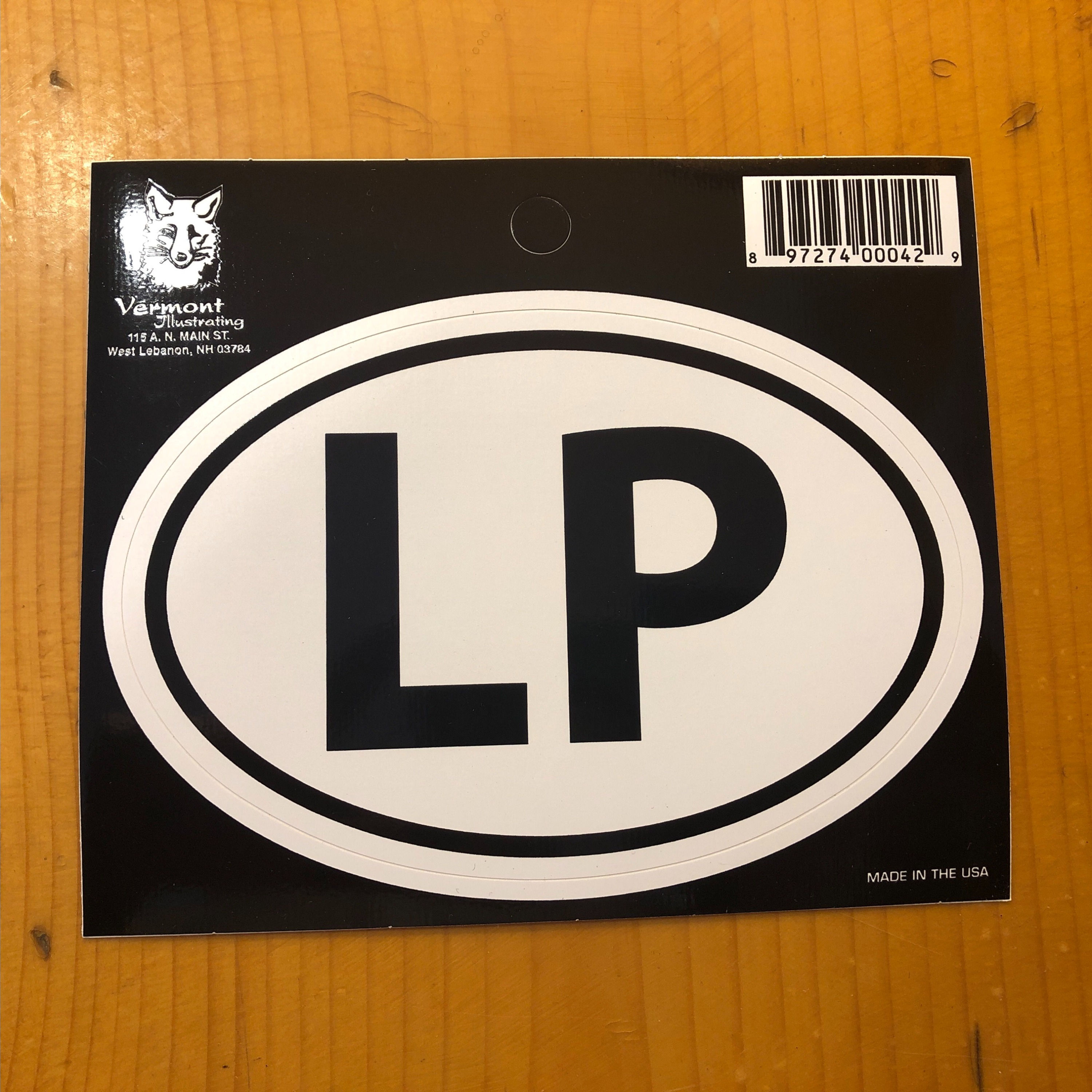 Lake Placid LP Decal