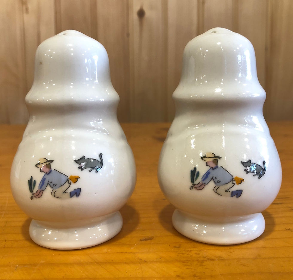 Thumbnail: Farm Man Salt & Pepper Shaker Set