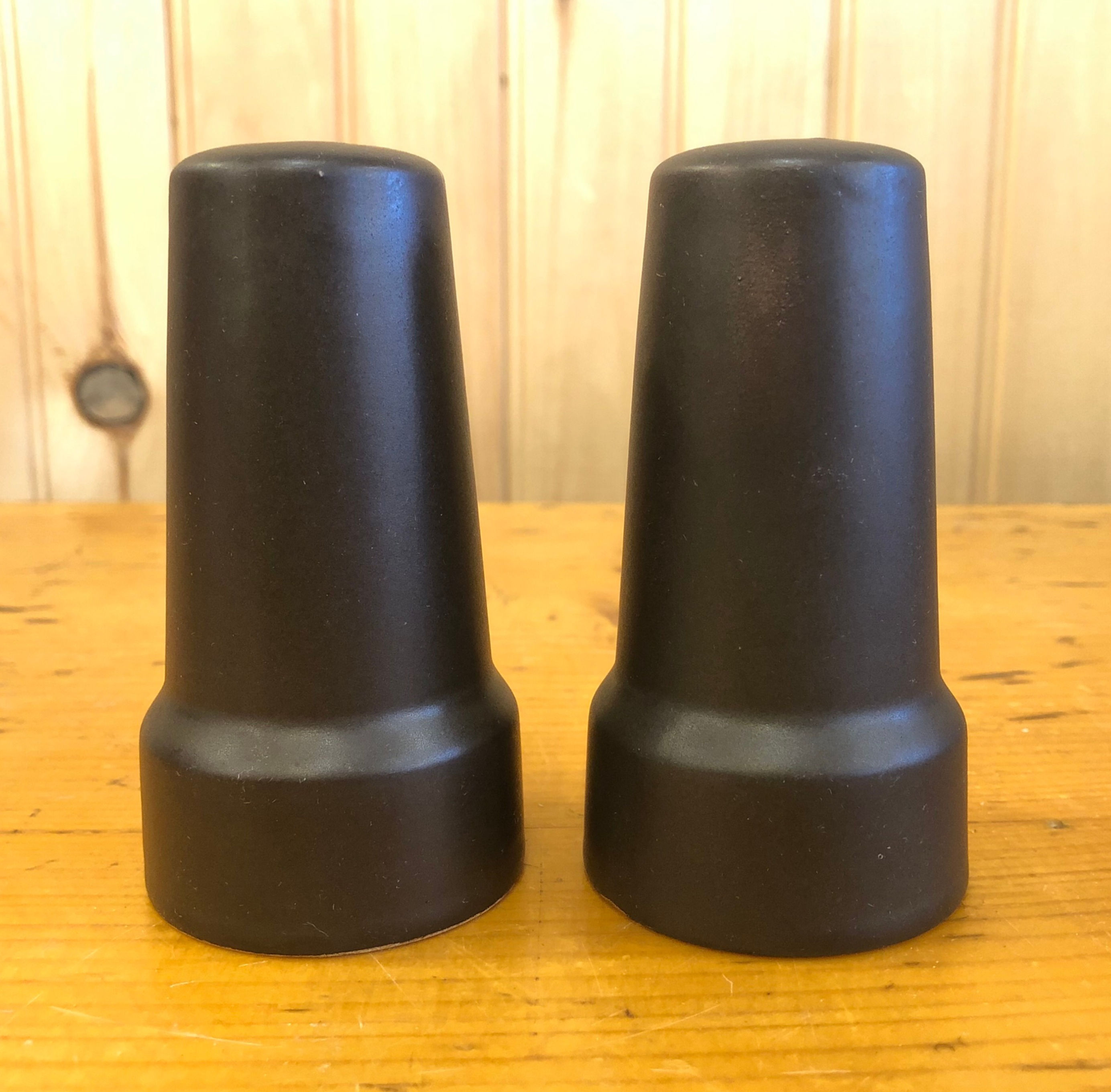 Black Salt & Pepper Shaker Set