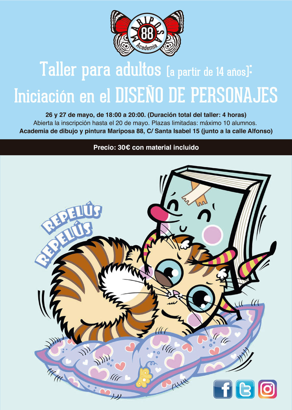 NUEVO TALLER PARA ADULTOS: APRENDE A INICIARTE EN EL CÓMIC Y LA ILUSTRACIÓN.