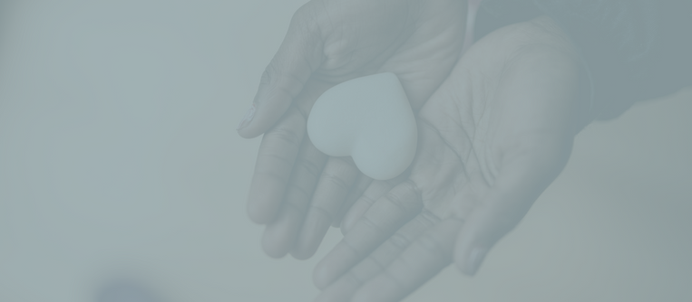 hands holding heart