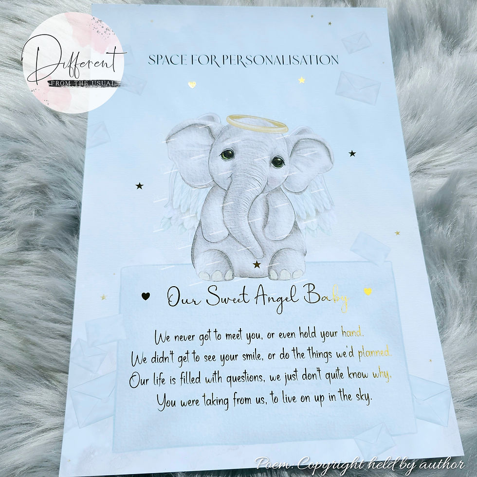Thumbnail: Angel Baby A4 Unframed Print