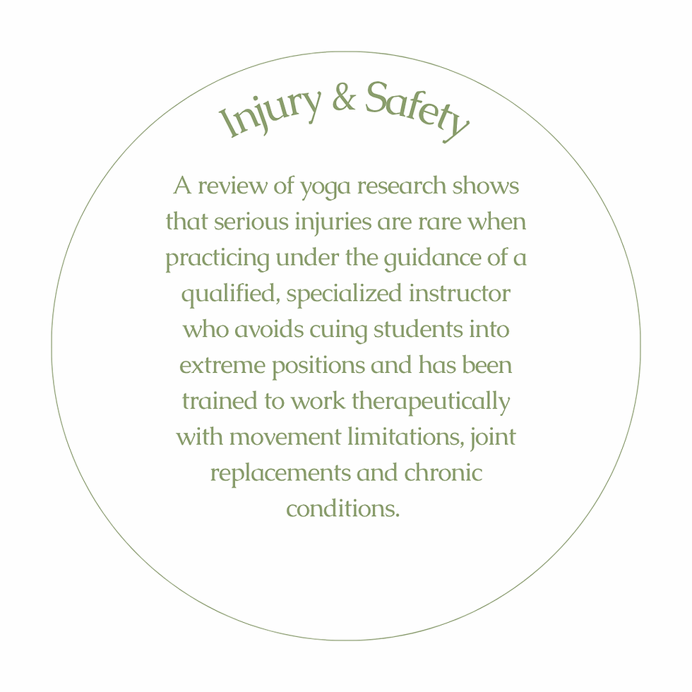 Yoga with Joy: Injury & Safety
