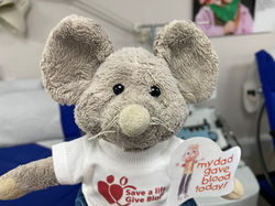 Supporting Dad as a platelet donor
