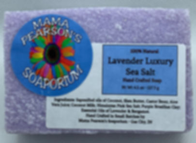 Lavender Luxury Sea Salt Soap Bar