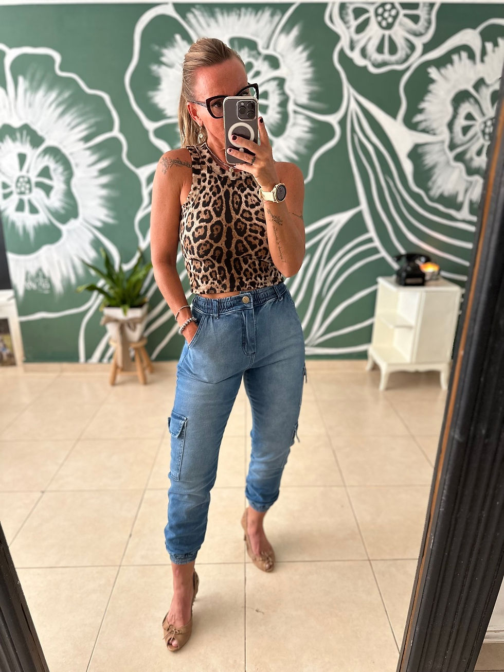 Miniatura: PANTALON JOGGER DENIM ELASTIZADO