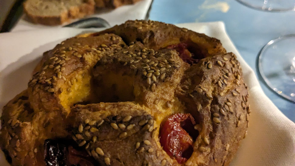 Gluten free bread at Viva Il Bistrot, Noto