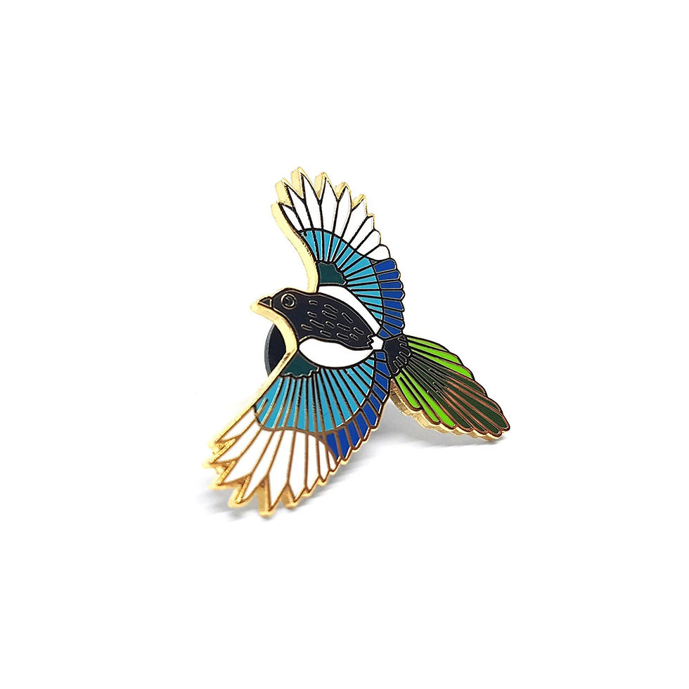 Thumbnail: Magpie Hard Enamel Pin