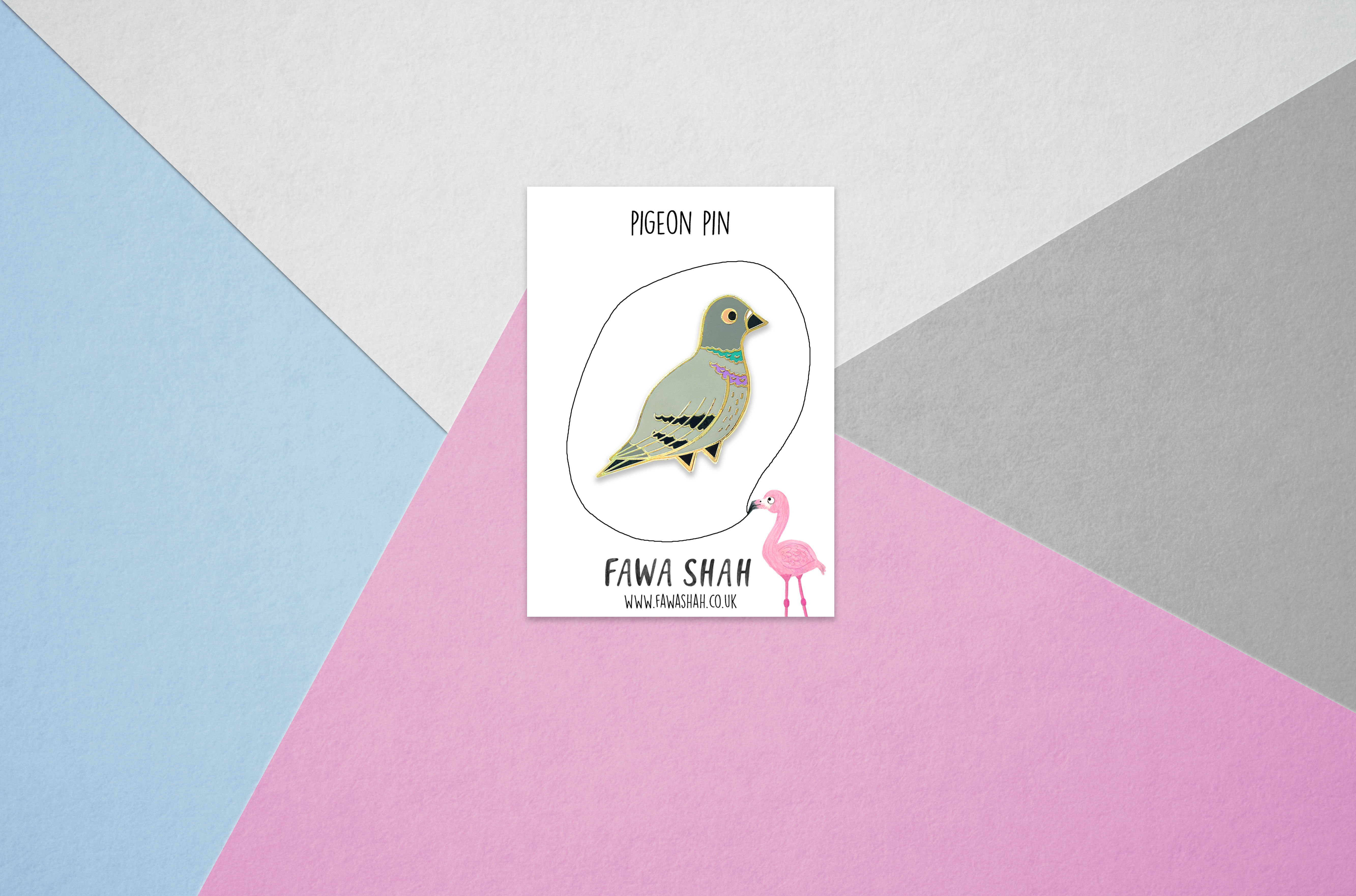 Pigeon Hard Enamel Pin