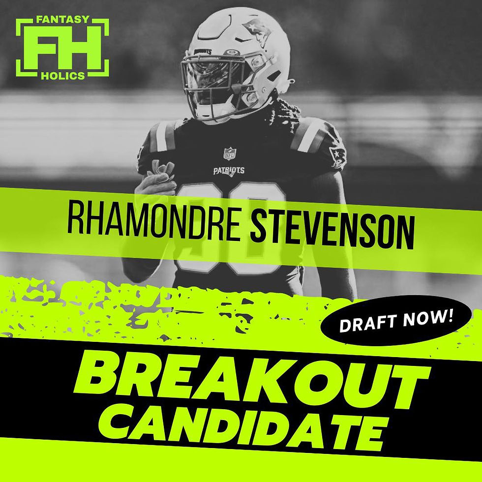 2023 Breakout Candidate : Rhamondre Stevenson