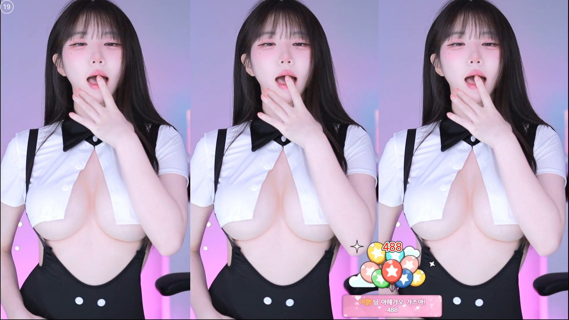 Busty Streamer alswl2208 In Deep Plunge Top Dance Cam