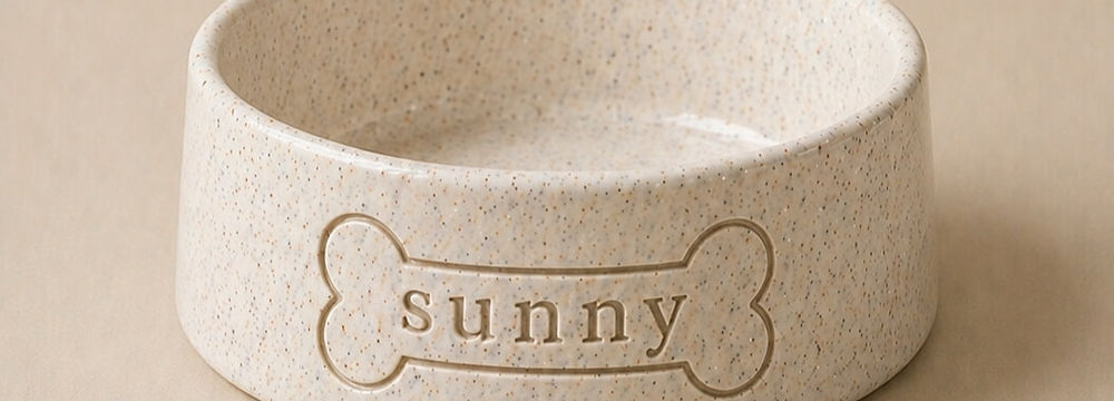 Dog bowl header
