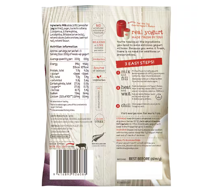 Thumbnail: Easiyo Greek Style Passionfruit 230g