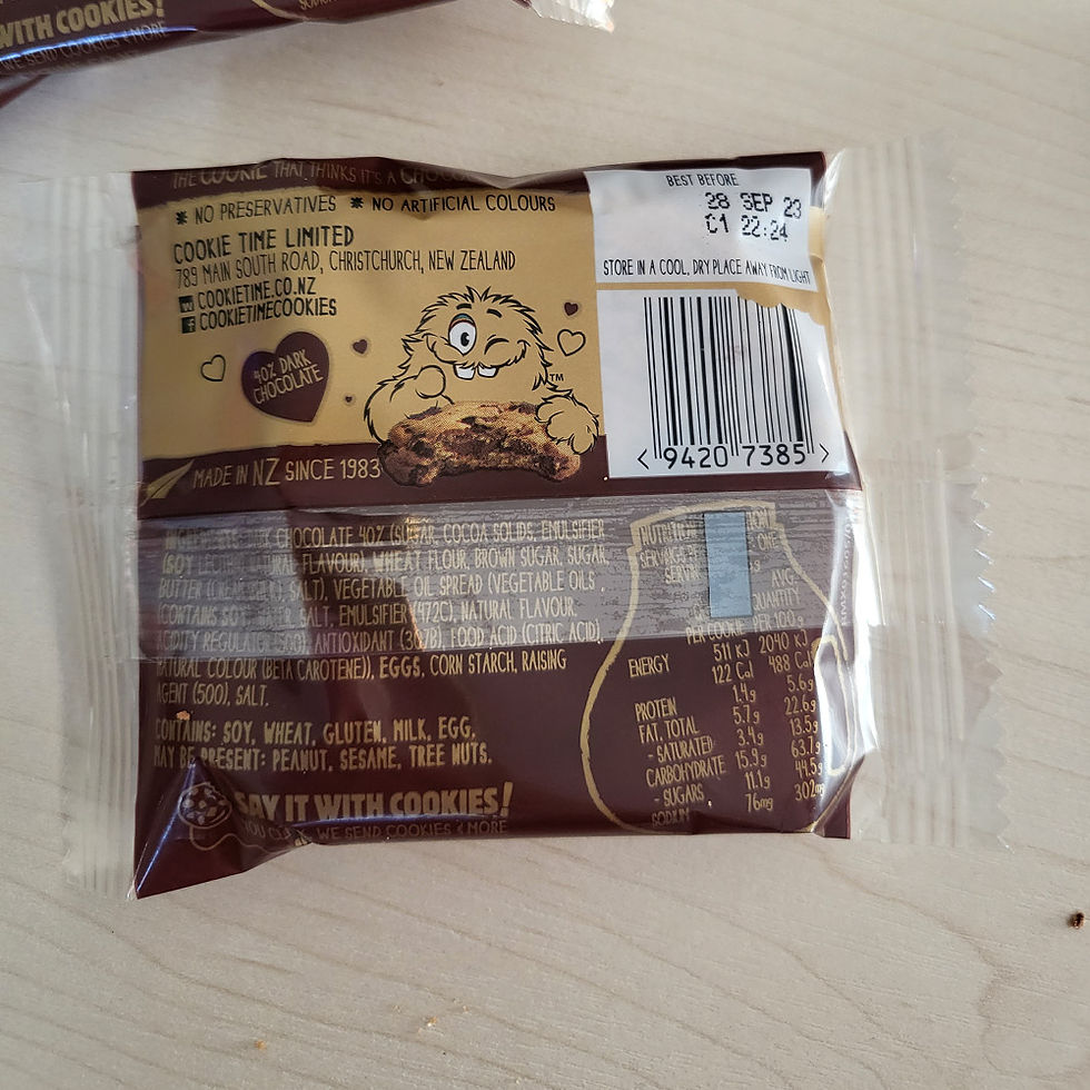 Thumbnail: Cookie Time Chocolate Fix Rookie Cookie Individually Wrapped 25g x 7pcs 175g