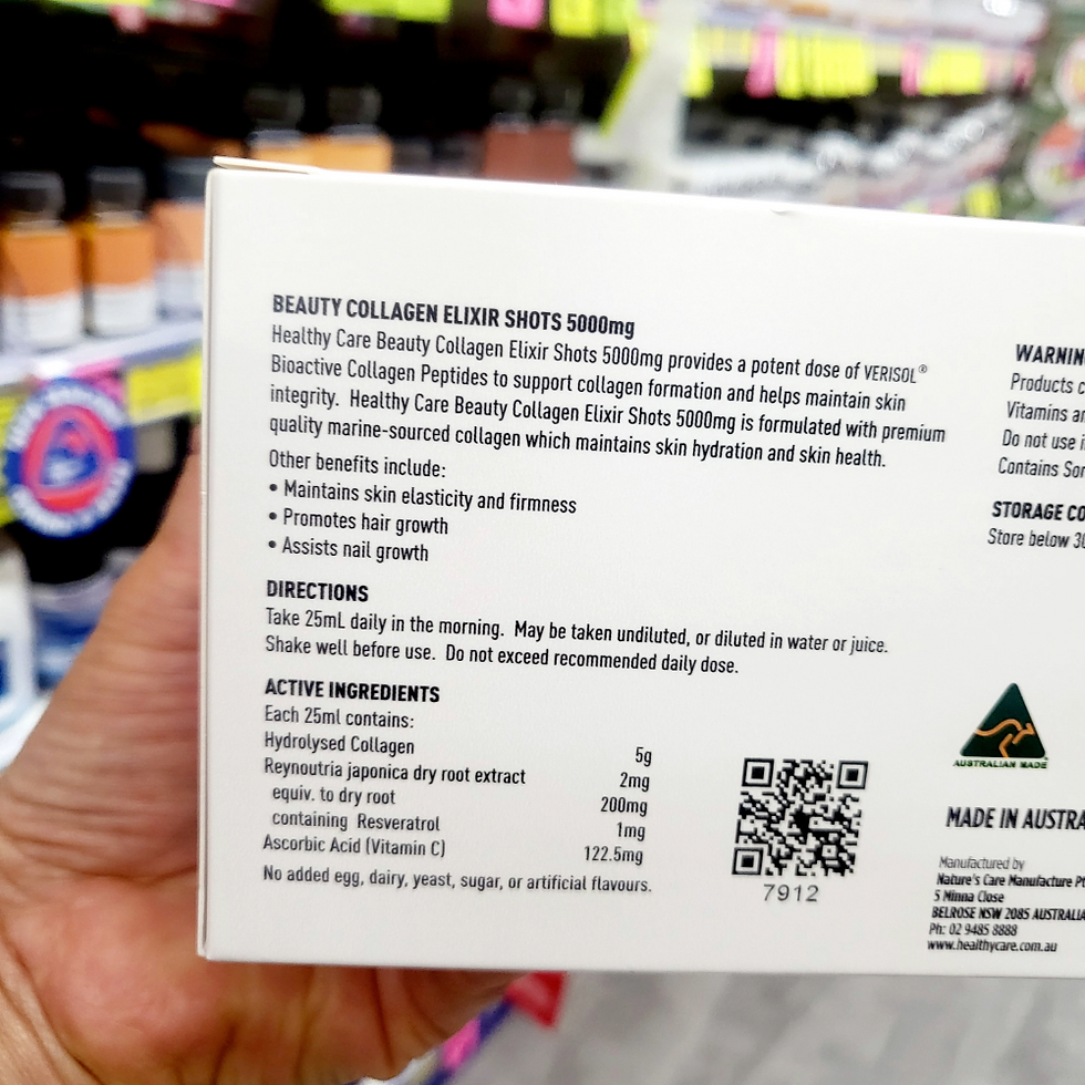 Thumbnail: Healthy Care Beauty Collagen Elixir Shot 5000mg 25ml x 7 Bottles