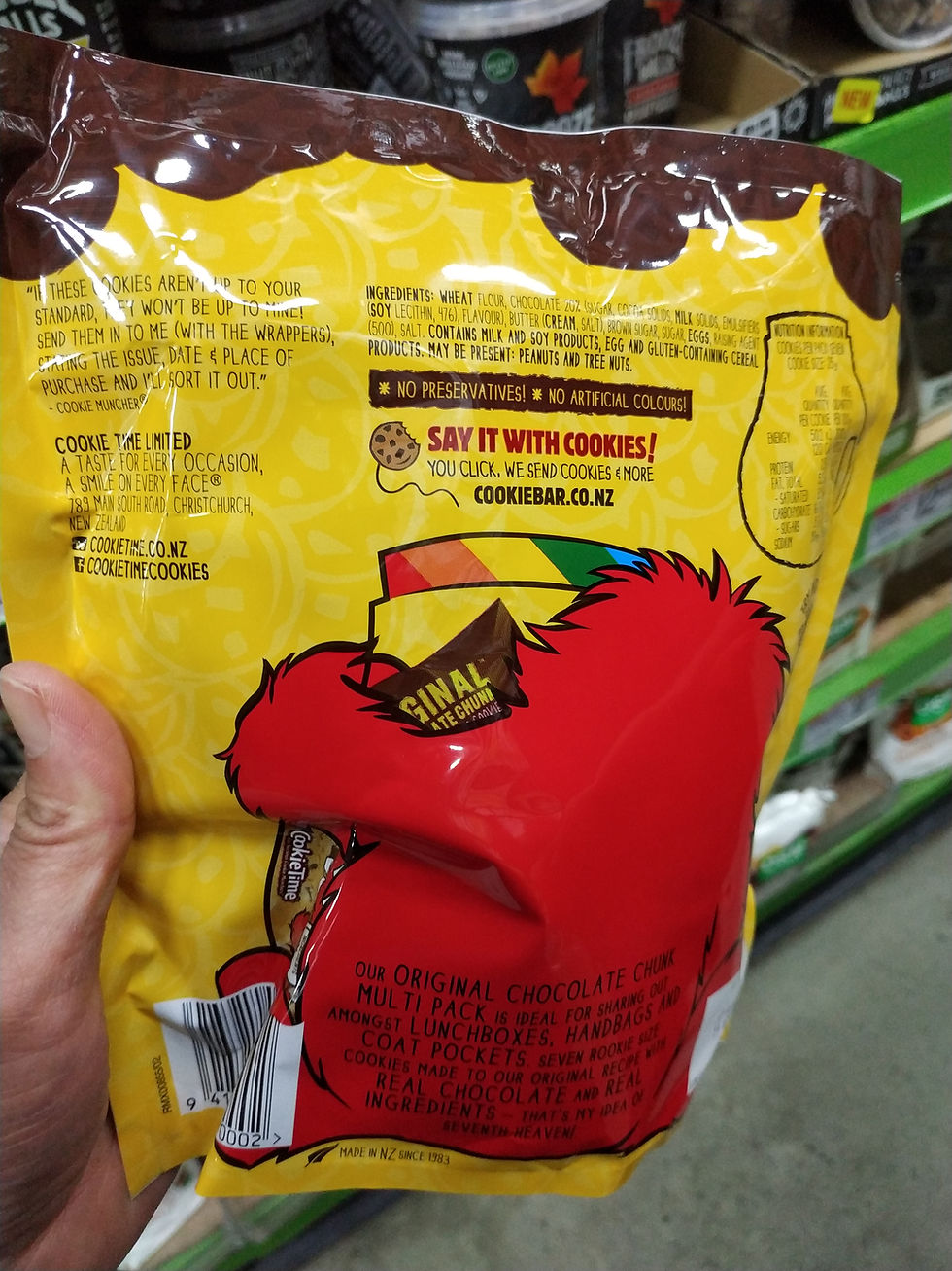 Thumbnail: Cookie Time Original Chocolate Chunk 25g x 7pcs (Individually Wrapped) 175g