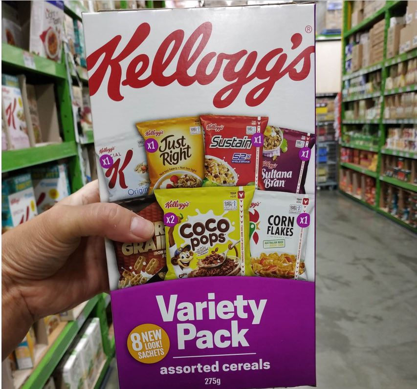 Thumbnail: 켈로그 버라이어티 팩 시리얼 [Kellogg’s] 7 Flavour Variety Multipack 275g
