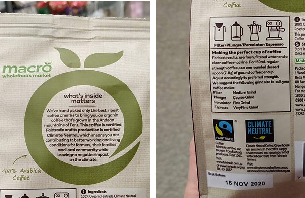 Thumbnail: [Macro] Organic Medium Roast Coffee Beans 200g