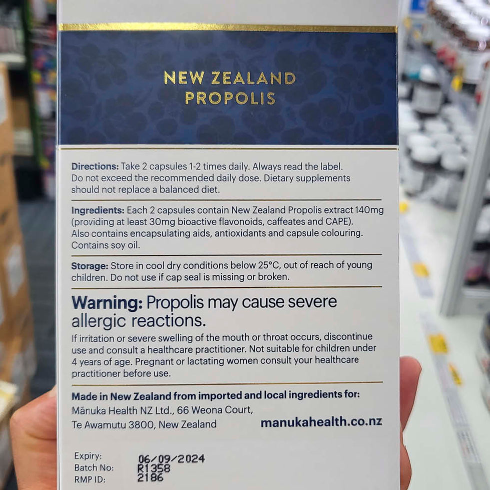 Thumbnail: Manuka Health BIO 30 Premium New Zealand Propolis 300 Capsules