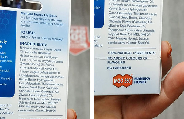 Thumbnail: Manuka Health 100% Natural Manuka Honey MGO 250+ Lip Balm 4.5g