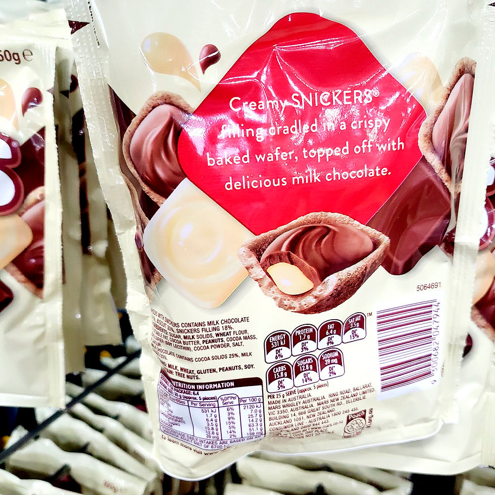 섬네일: 포즈 마스/ 스니커즈 초코 스낵 Pods Mars Chocolate 160g
