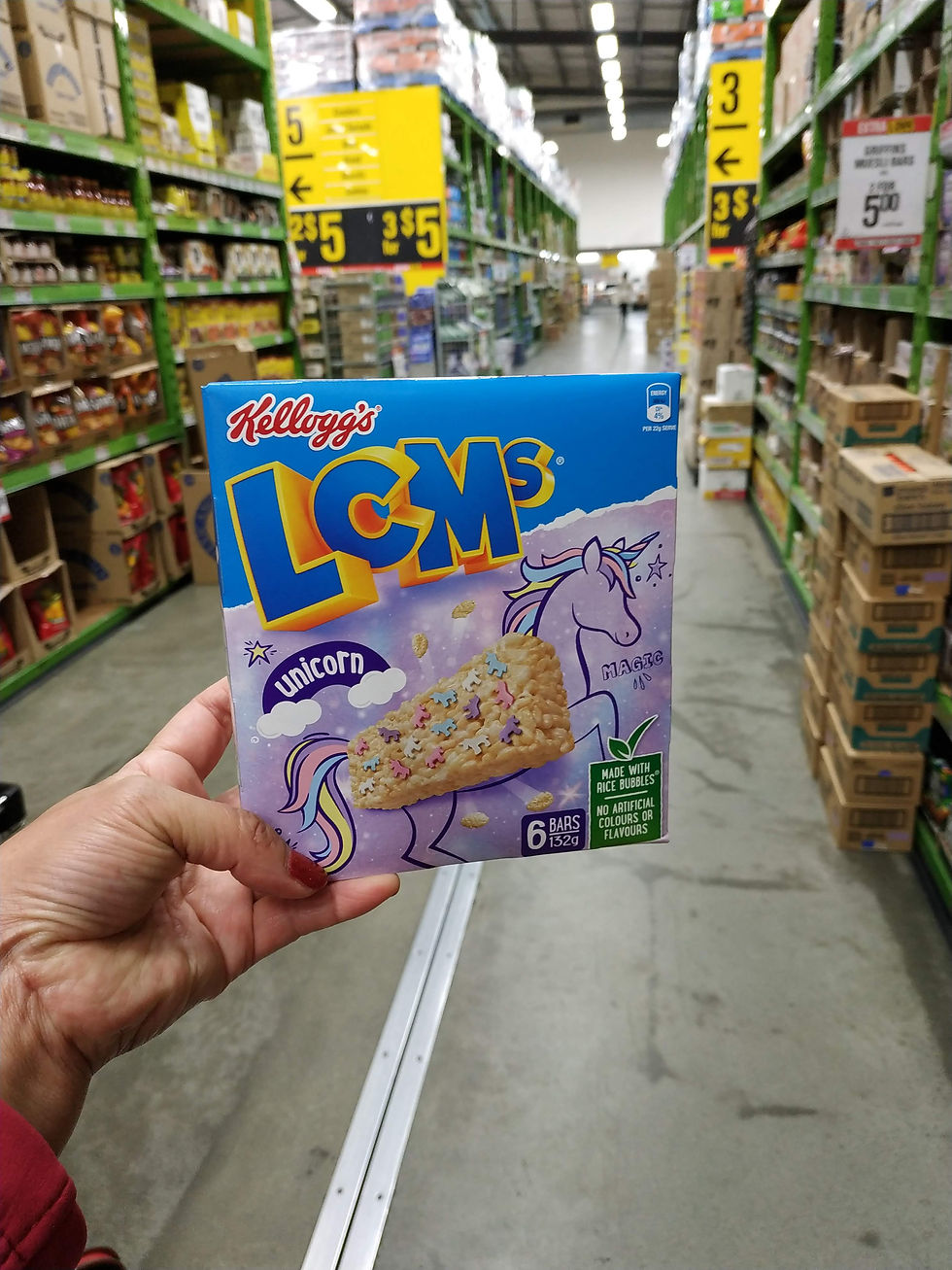 Thumbnail: [Kellogg’s] LCM Unicorn Cereal Bars 6 Pack 132g