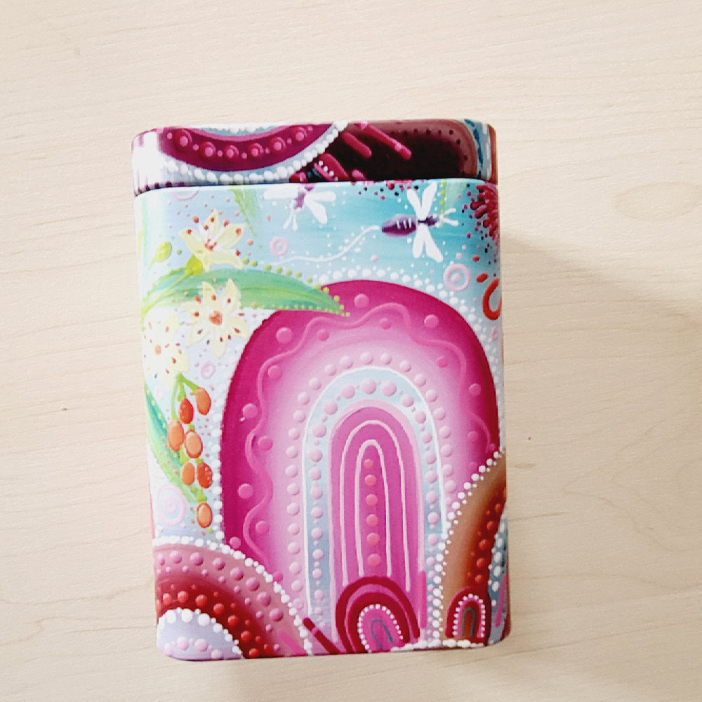 T2 Brooke Sutton Collaboration Tea Storage Tin Case