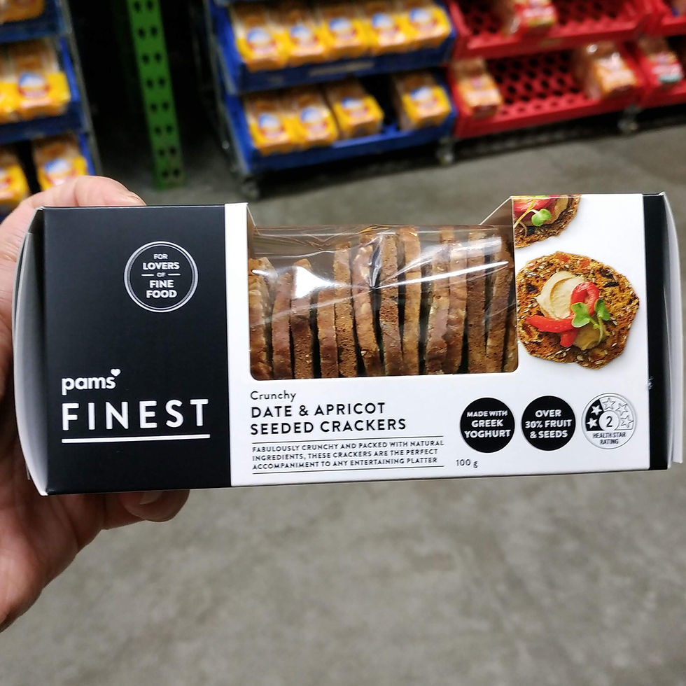 Thumbnail: [Palms Finest] Crunchy Date & Apricot Seed Crackers 100g