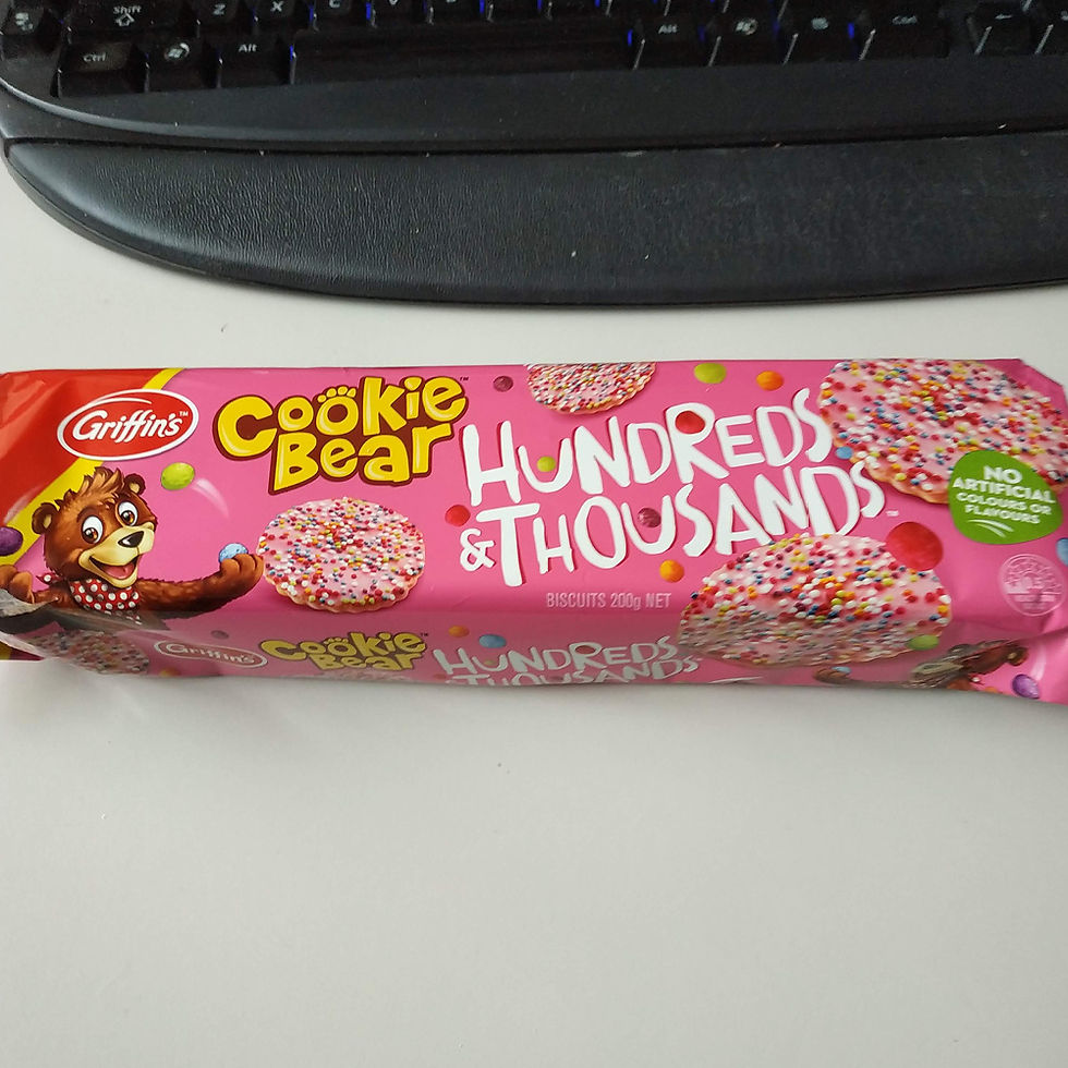 Thumbnail: Griffin’s Cookie Bear Hundreds & Thousands Biscuits 200g