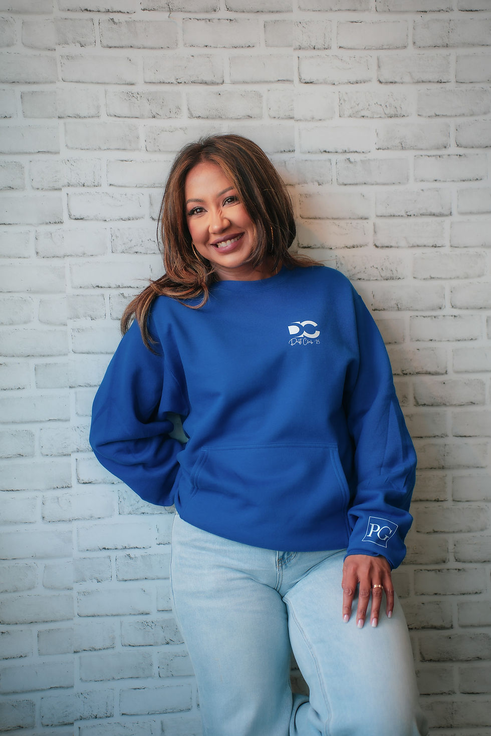 Thumbnail: Drift Club Blue Crewneck w/ Pockets