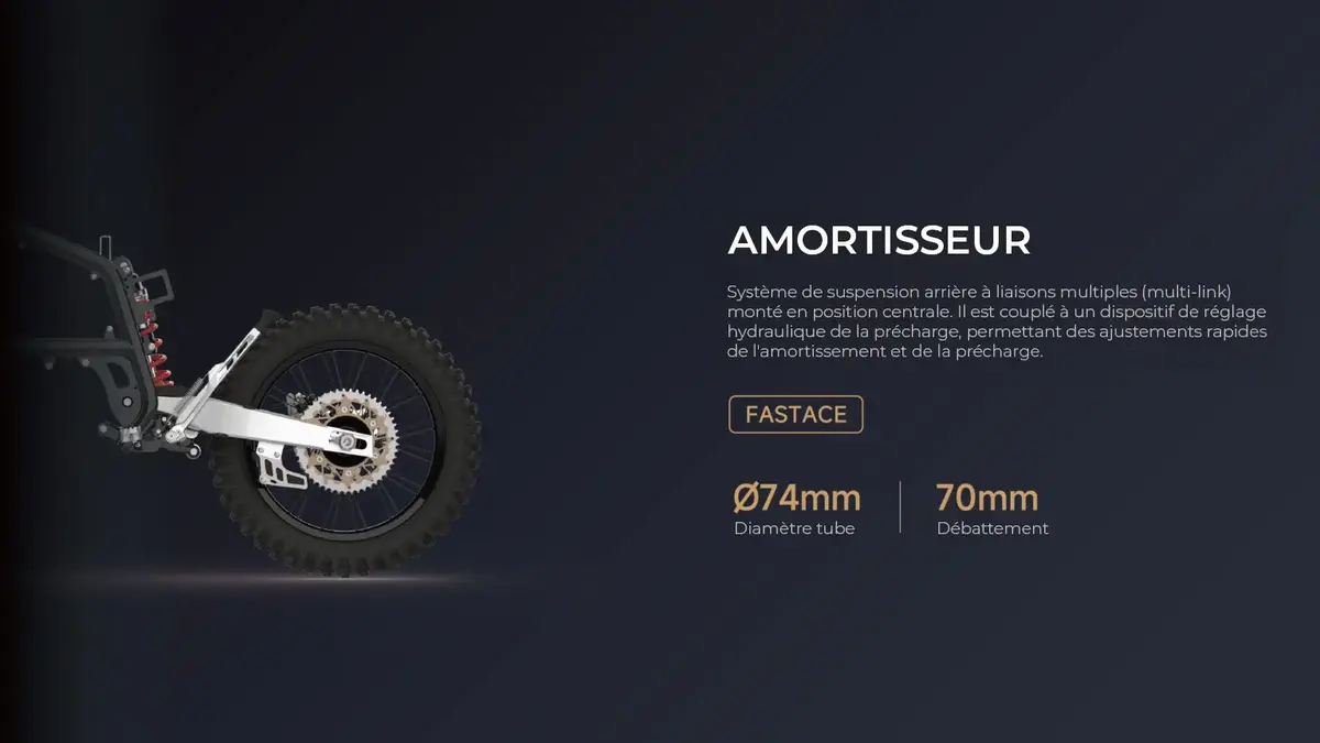 Kayo EC2I — Amortisseur