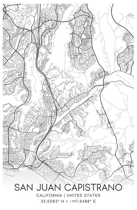San Juan Capistrano city map - BeachYard