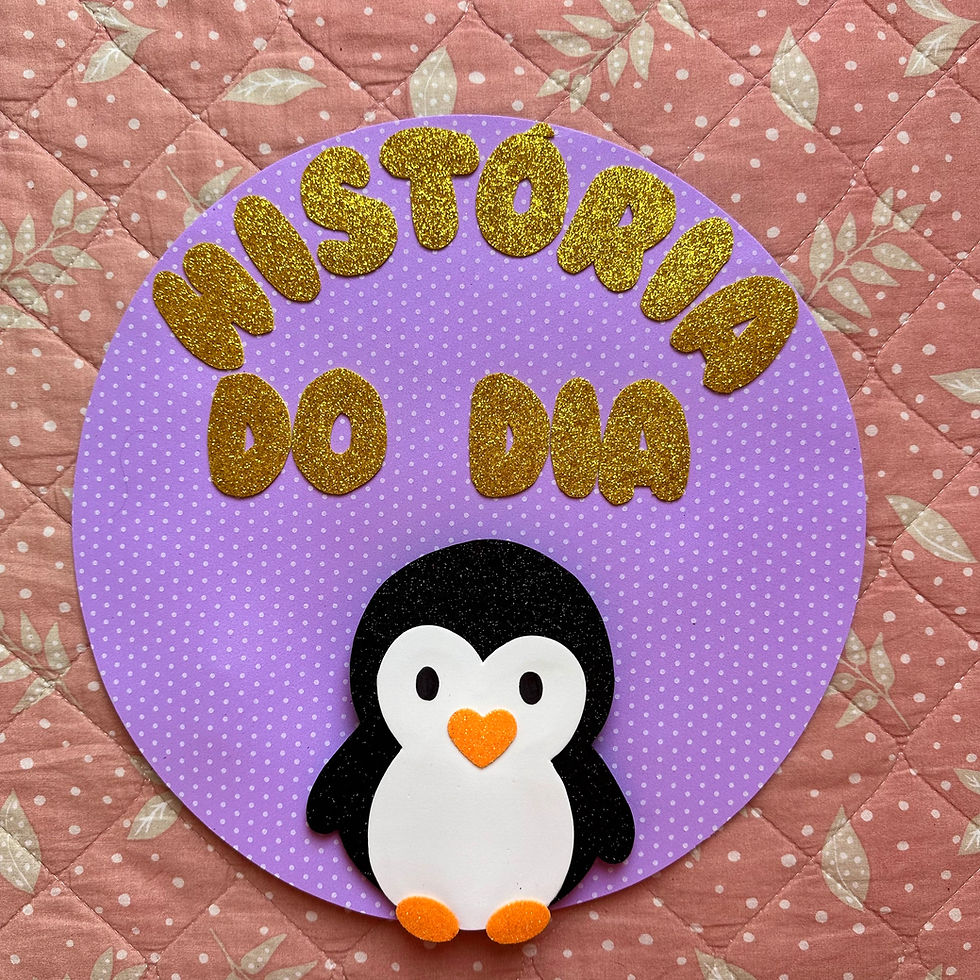 Miniatura: Apostila de moldes tema Pinguim