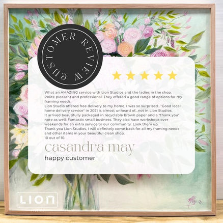 5 Star Customer Review For Lion Studios