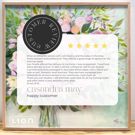 5 Star Customer Review For Lion Studios