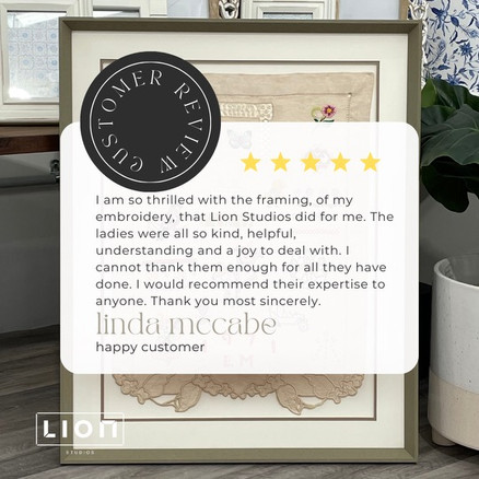 5 Star Customer Review For Lion Studios