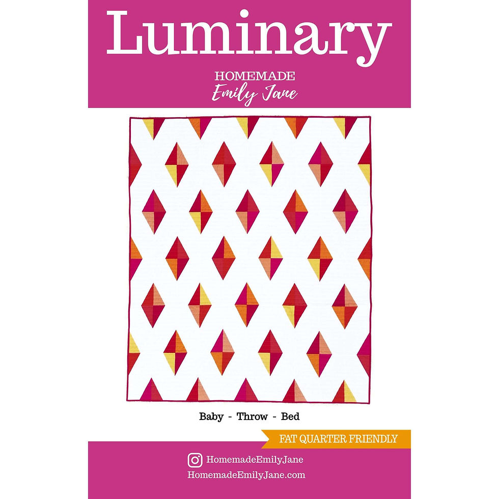 Luminary Quilt Pattern | Homemade Emily Jane