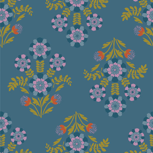 Starling Bramblebloom Blue | Maureen Cracknell