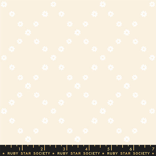 Best Day Ever Diamond Flowers White on Natural | Ruby Star Society