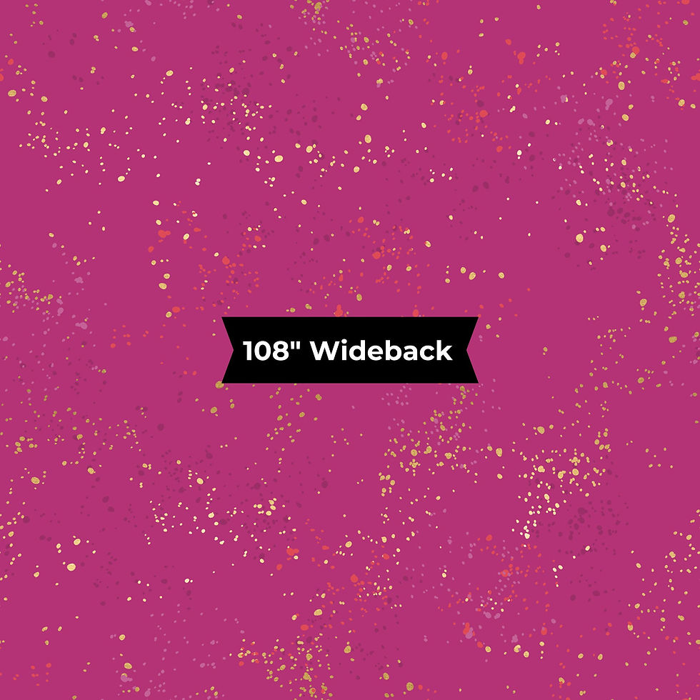 Thumbnail: 108" Speckled Wideback Berry by Rashida Coleman Hale | Ruby Star Society
