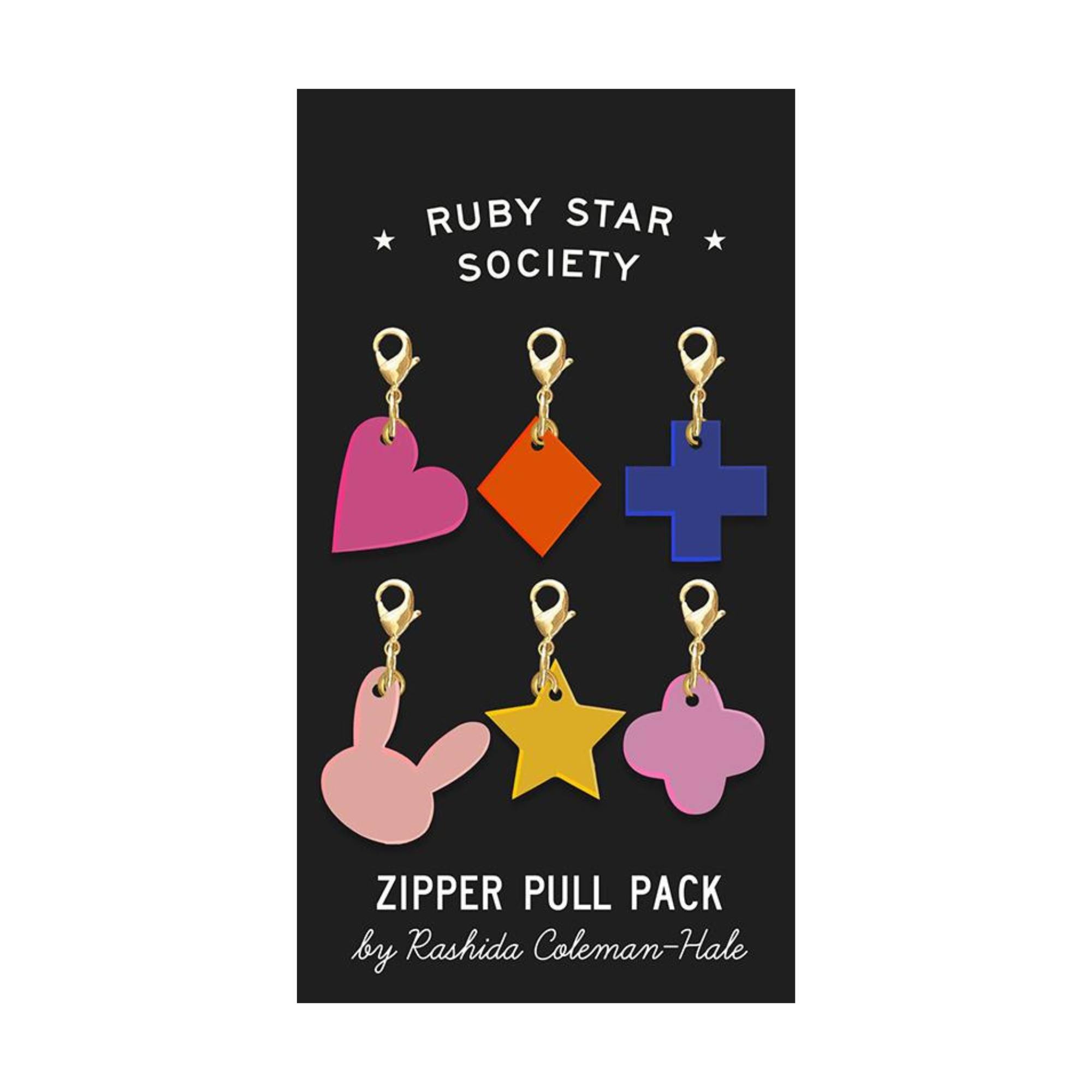 Ruby Star Society Zipper Pull 6-Pack | Rashida Coleman-Hale
