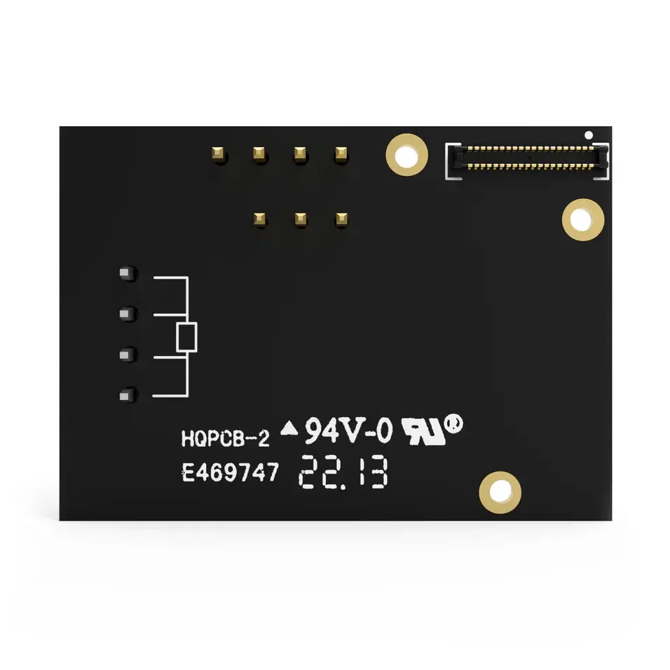 Thumbnail: Rear view of RAK12022 WisBlock PT100 Temperature IO Module highlighting SPI pins and layout