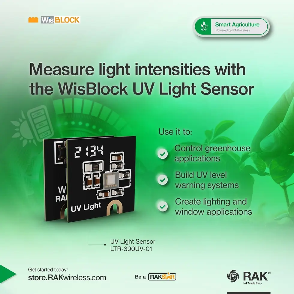 Thumbnail: UV light sensor application for greenhouse and smart lighting systems