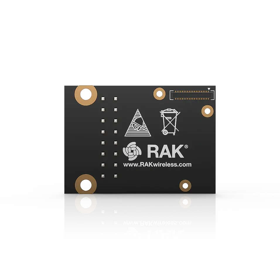 Thumbnail: Rear view of RAK16001 WisBlock ADC Expansion Module highlighting circuit design and I2C interface