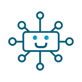 NETGubbins icon formed from M2MGubbins robot logo