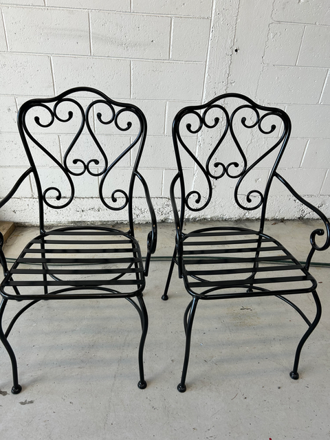 Powder coated chairs