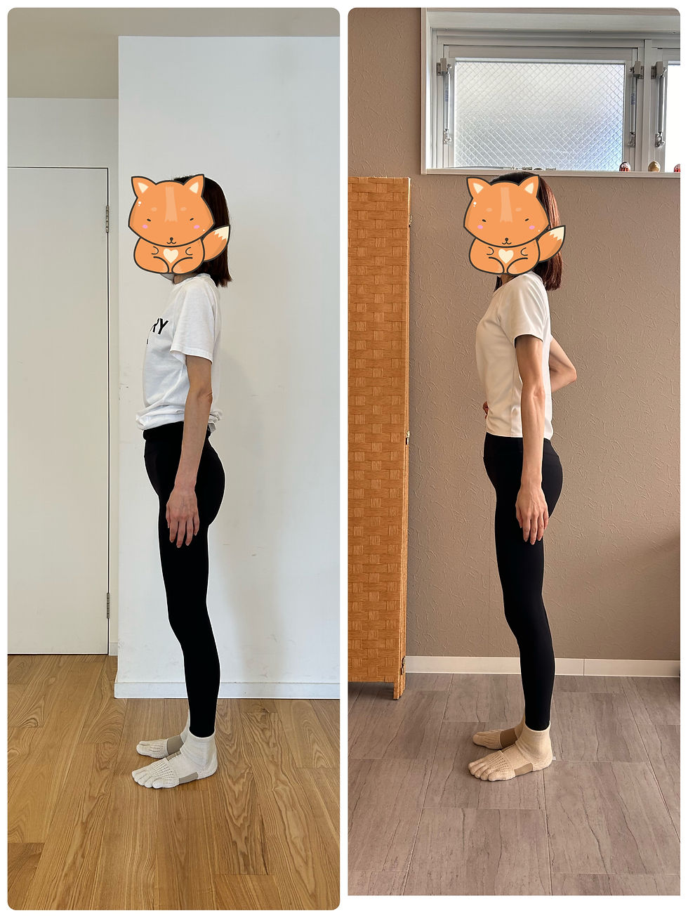 お客様の変化(下腹部/猫背/仙骨の傾き)・・・🤓