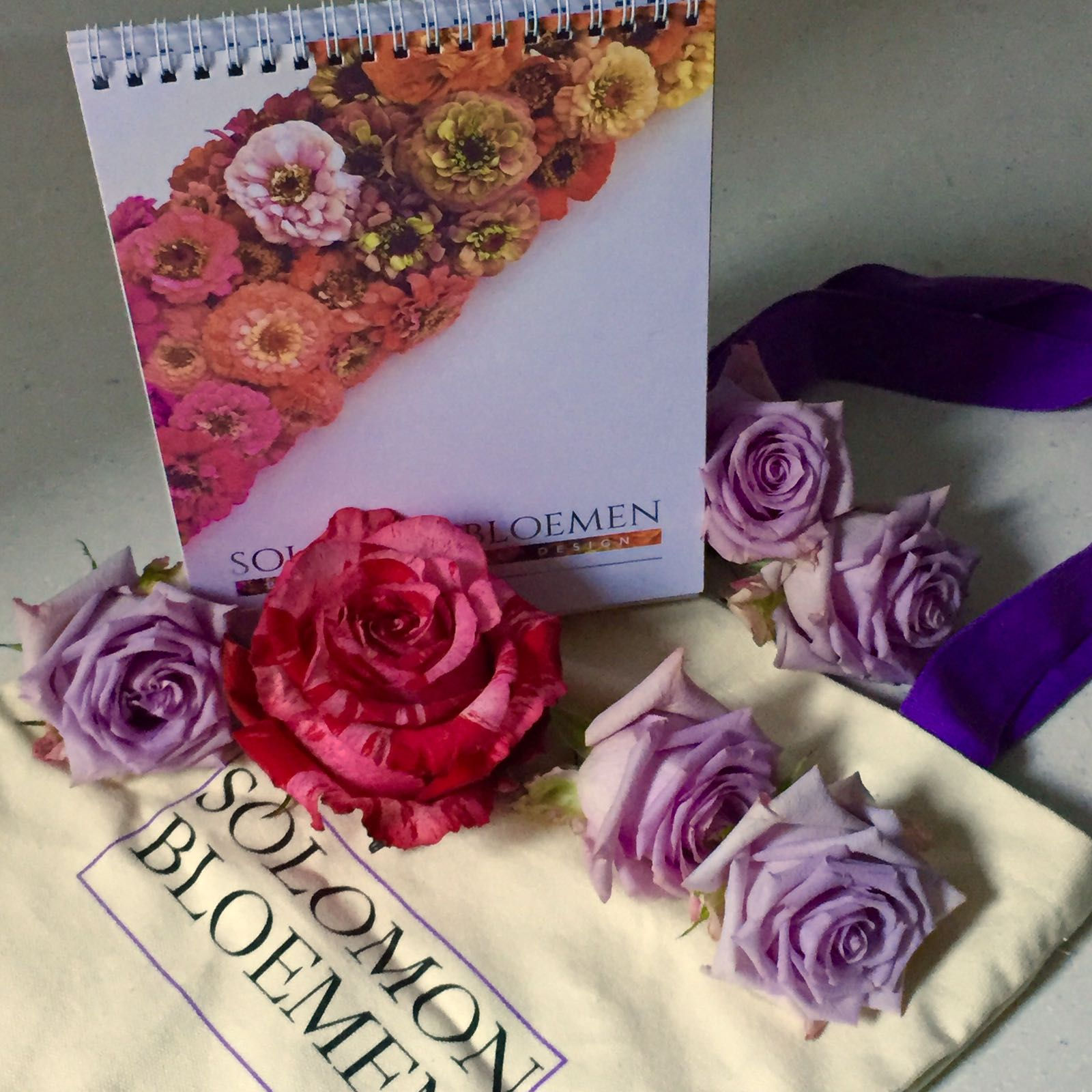 Package B. (Calendar B + SOLOMON BLOEMEN organic canvas A4 tote bag